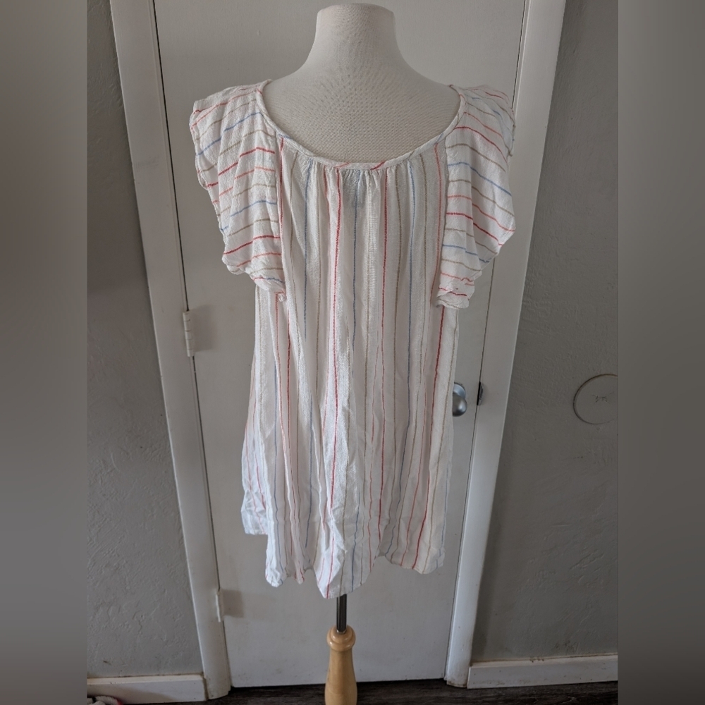 Ava And Viv 2x Women's Striped Tank - Picture 2 of 4